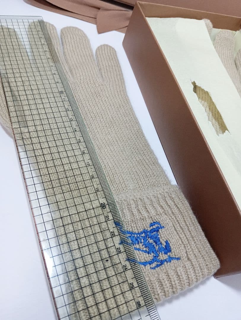 BURBERRY　バーバリー　カシミア　グローブ　手袋　サイズM/L