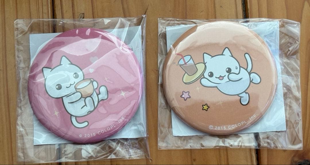 ほしの島のにゃんこ　カフェ限定　缶バッジ