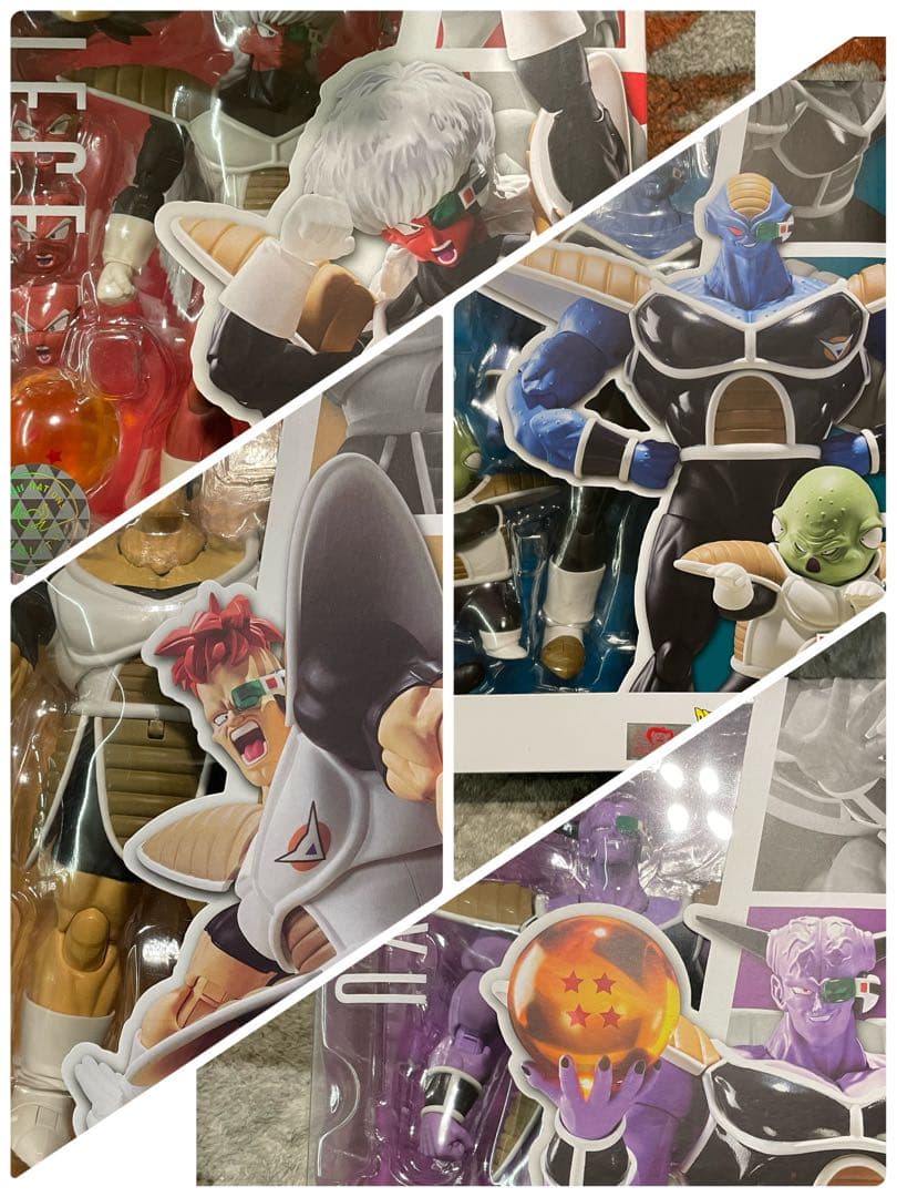 SH Figuarts フィギュアーツ　ギニュー特戦隊セット