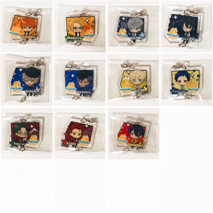 新品★あんスタ★富士急★つながるアクリルチャーム★11点セット