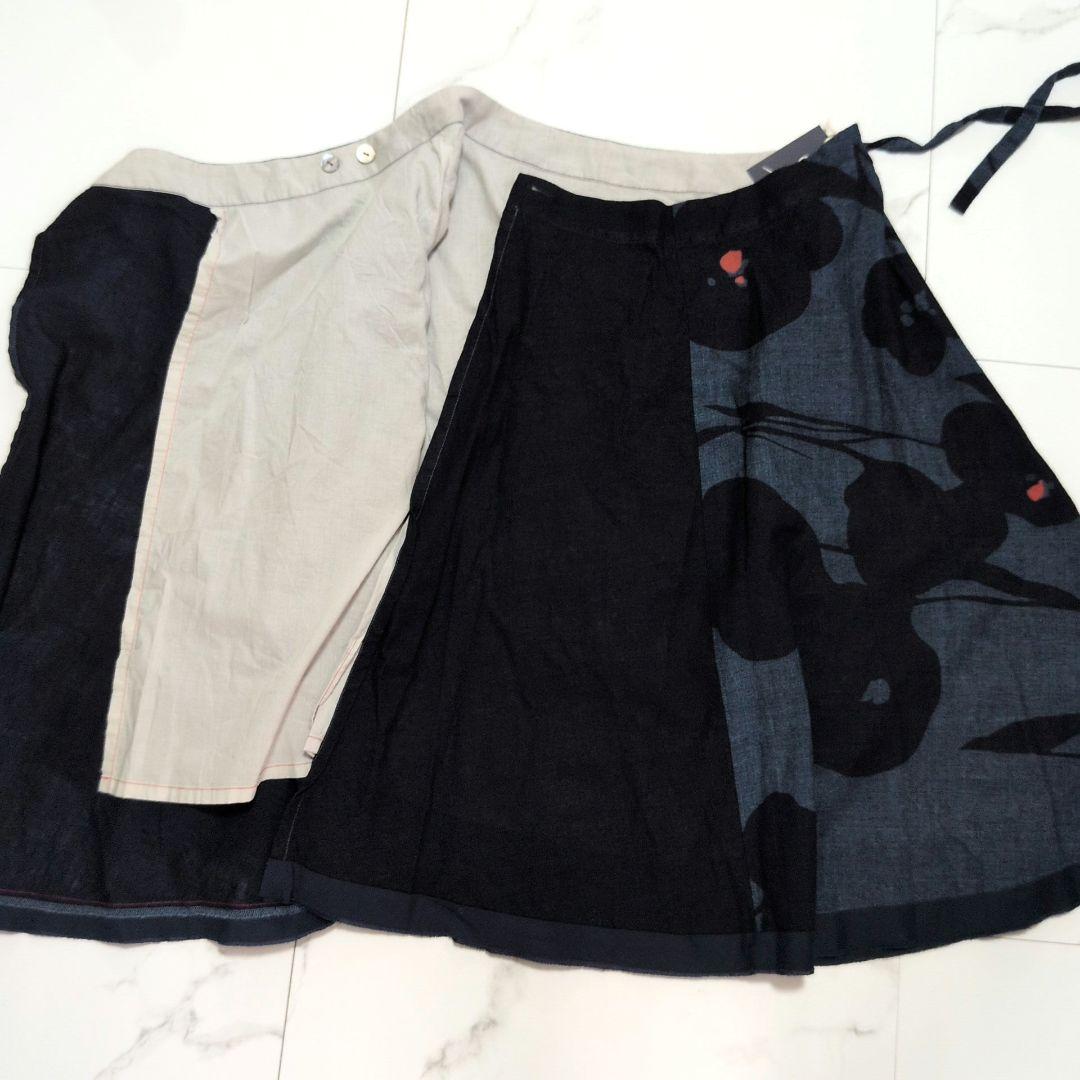 パラスパレス ラップスカート インディゴ 藍