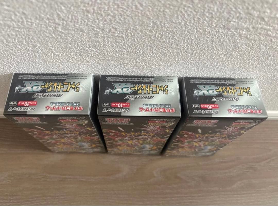 ポケモンカード シャイニートレジャーex シュリンク付 新品未開封 3BOX