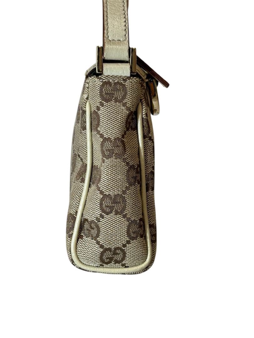 GUCCI ベージュ GGキャンバス ハンドバッグ ビンテージ　145750