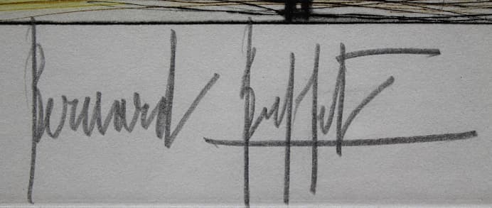 ビュッフェ 【舌平目】 エッチング