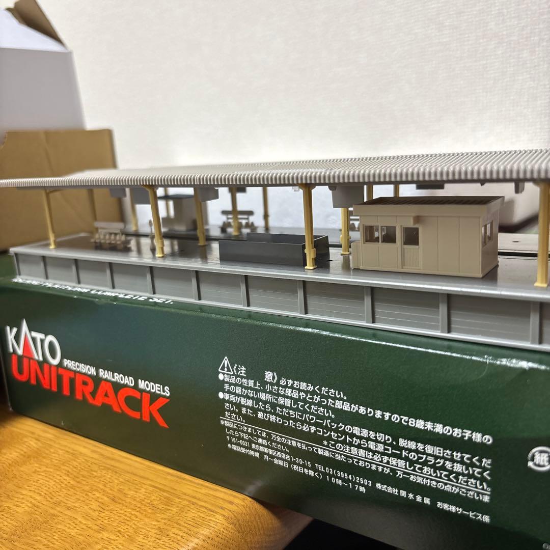 Nゲージレイアウト3点セット(V6外側複線用エンドレス・島式ホーム・自動踏切S)