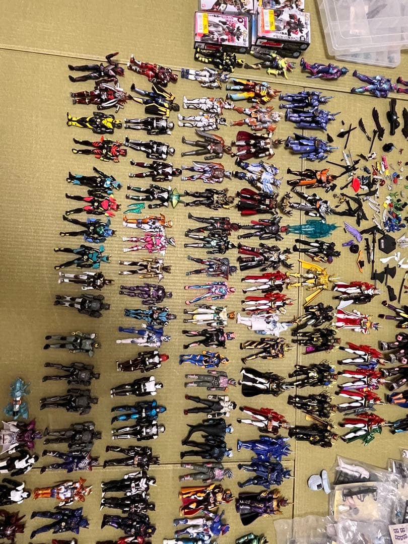 限定品あり！shodo装動210体以上&バイク、ロボ、トライドロン！超究極セット