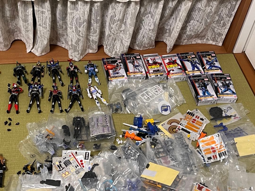 限定品あり！shodo装動210体以上&バイク、ロボ、トライドロン！超究極セット