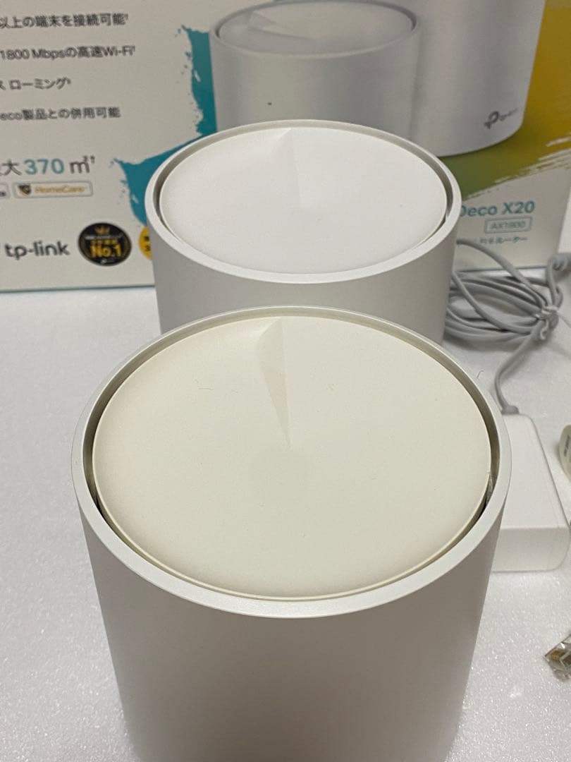 TP-Link Deco X20 Wi-Fi 6 ルーター 2ユニットセット