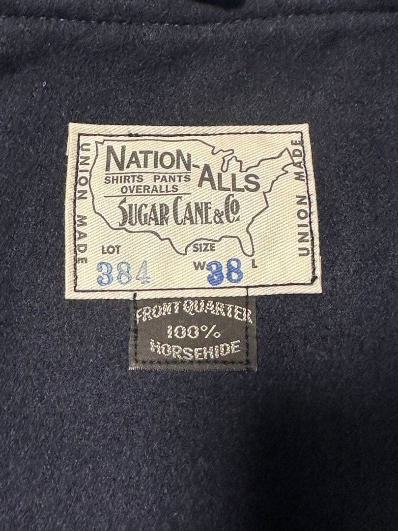 スポーツジャケット シュガーケーン sugarcane　ホースハイド レザー