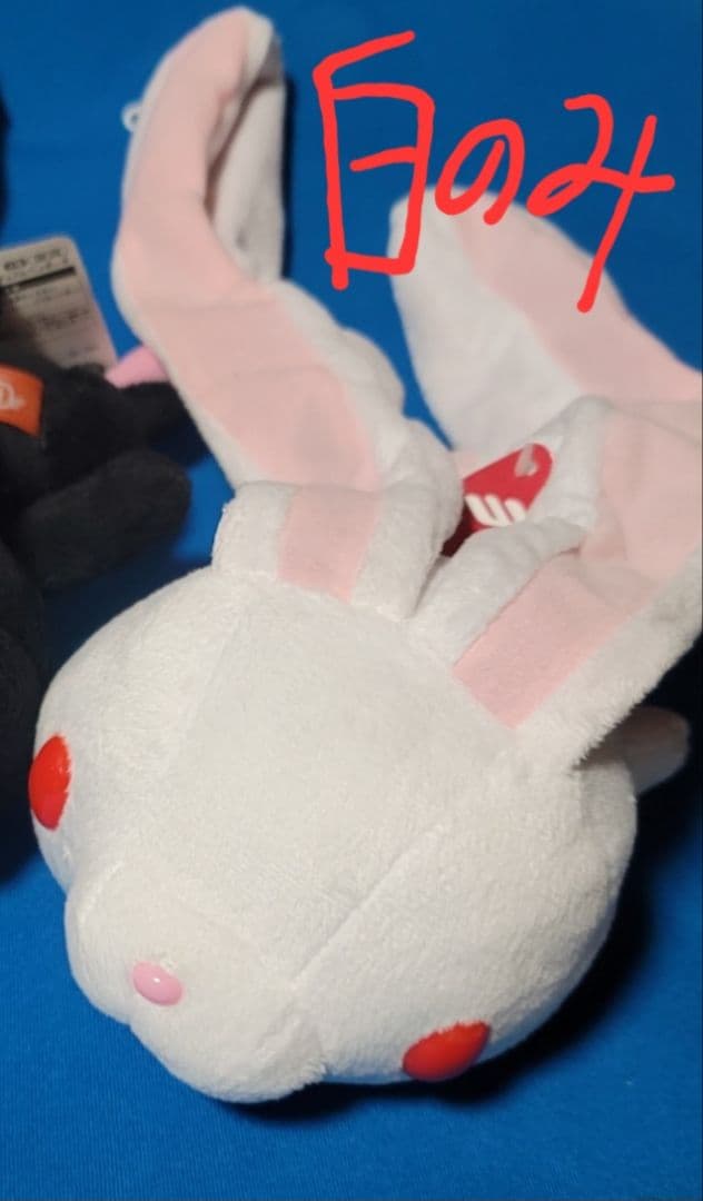 汎用うさぎ デュアル ペンケース 白1体