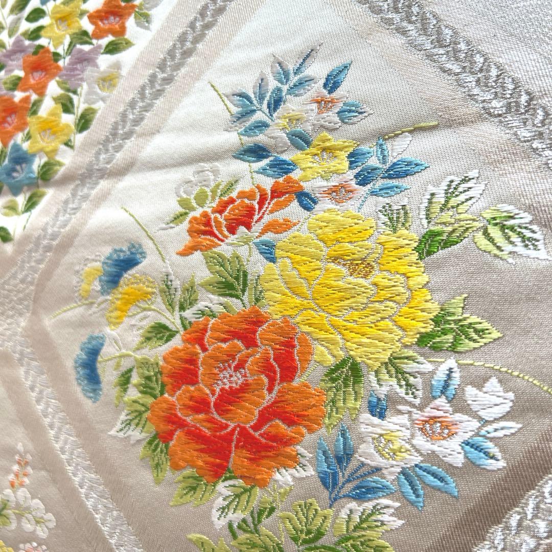 435 振袖フルセット 正絹 難あり 桃 ピンク 水色 紫 カラフル