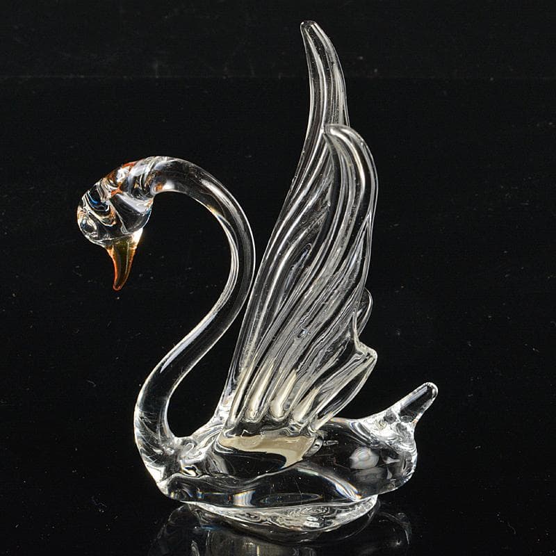 Baccarat　バカラ　クリスタルガラス　白鳥　スワン　置物　V　R6982