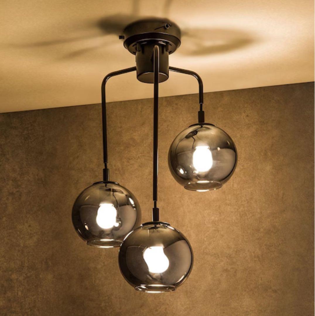 NITORI ペンダントライト VERRE 3T グレー