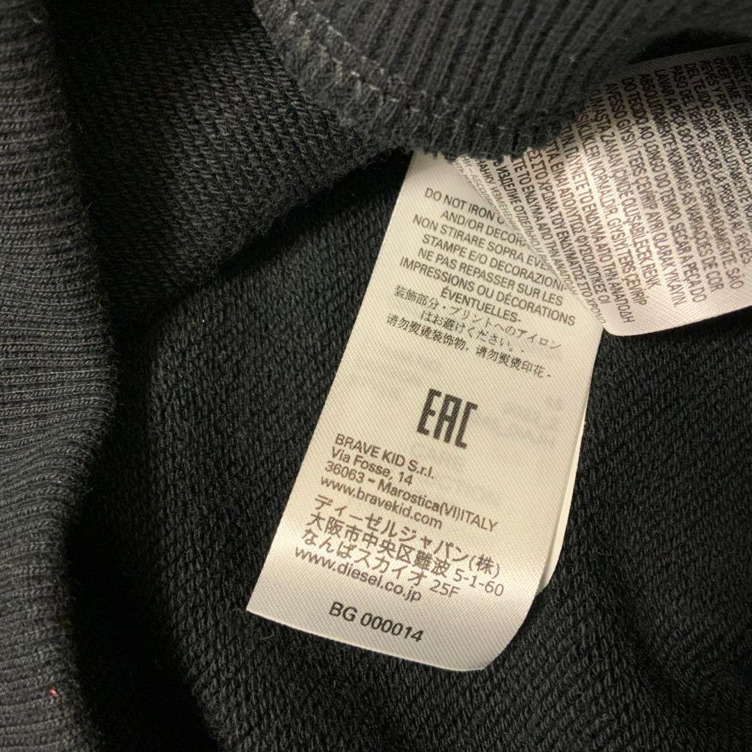 大人気のデザイン　DIESEL KIDS　ロゴスウェット　12Y　正規品