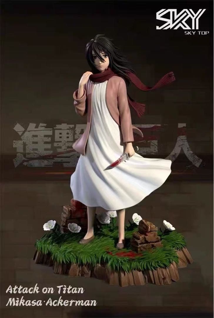 進撃の巨人 ⑥ ミカサ・アッカーマン ガレージキット ガレキ スタチュー