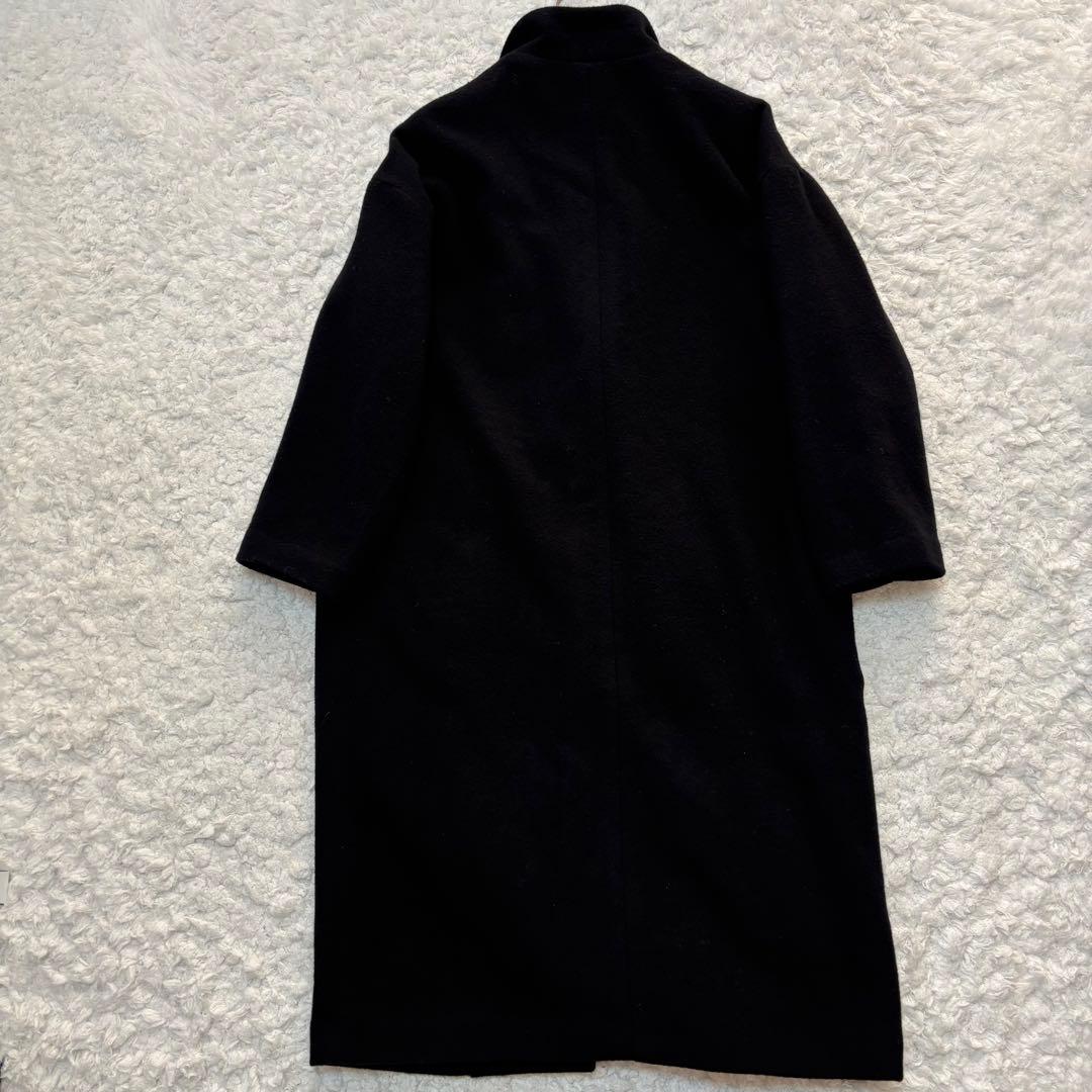 【2024年モデル】mizuiroind ウールブレンドスタンドカラーコート