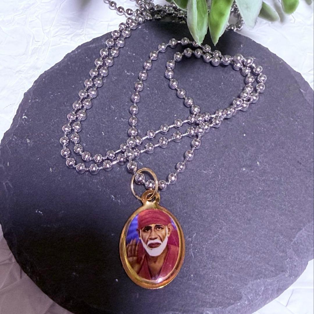 シルディ・サイ・ババ ペンダント ボールチェーン藤井風ネックレス