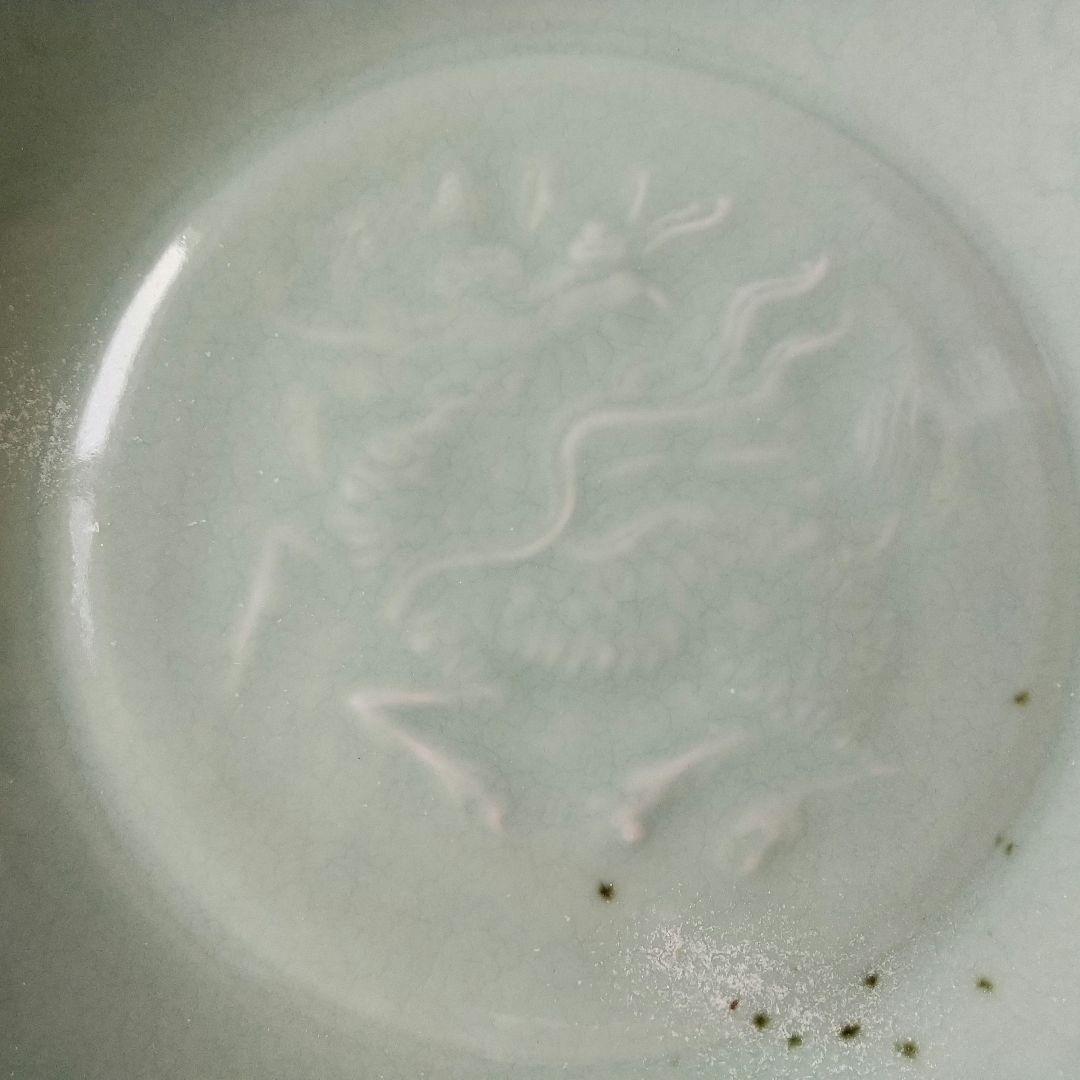 中国 龍泉窯 大皿 骨董 茶道具