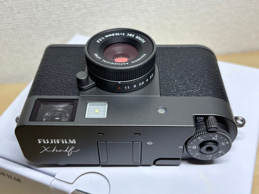 FUJIFILM xhalf x-hf1 チャコールシルバー グリップ付