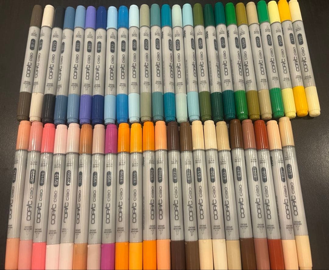 Copic ciao コピックチャオ 81本＋詰め替えインク9本セット