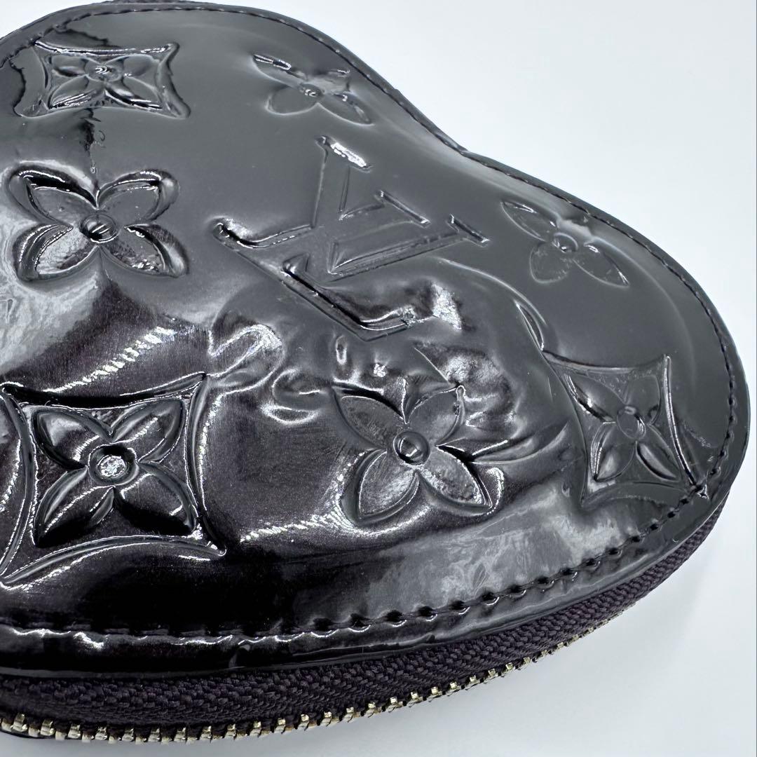 ルイヴィトン ヴェルニ ハート ポルトモネクール 小銭入れ ケース 茶