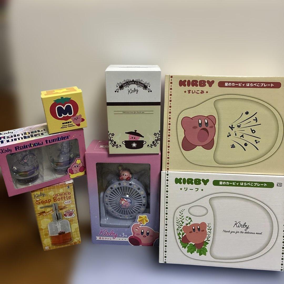 星のカービィ　グッズセット　ファン　腕時計　お皿　プレート　タンブラー　弁当箱