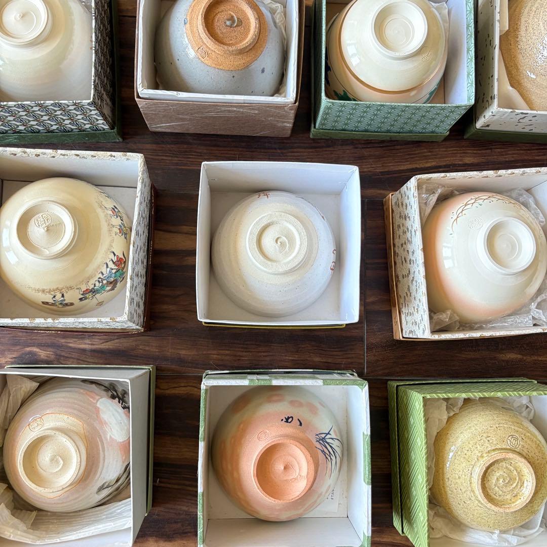 茶碗 抹茶碗 まとめて 10点 茶道具 陶器 いろいろ まとめて