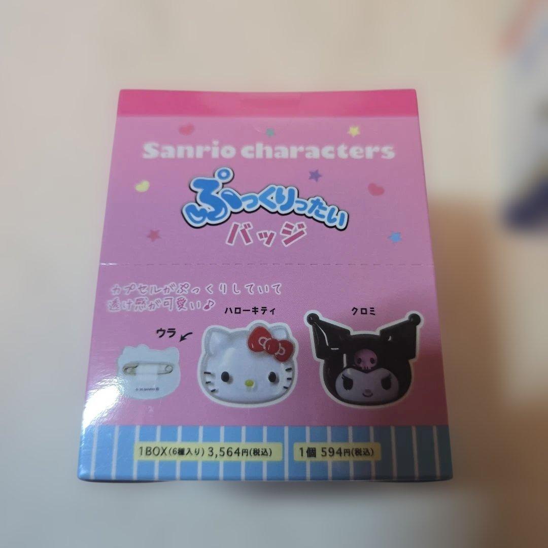 サンリオ　ぷっくりったい　バッジ