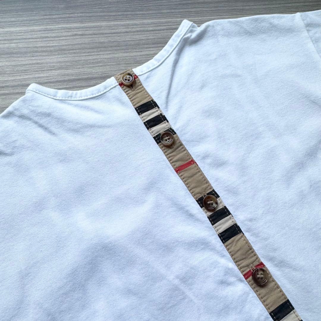 専用です☆BURBERRYストライプ デザインTシャツ 2Y バーバリー