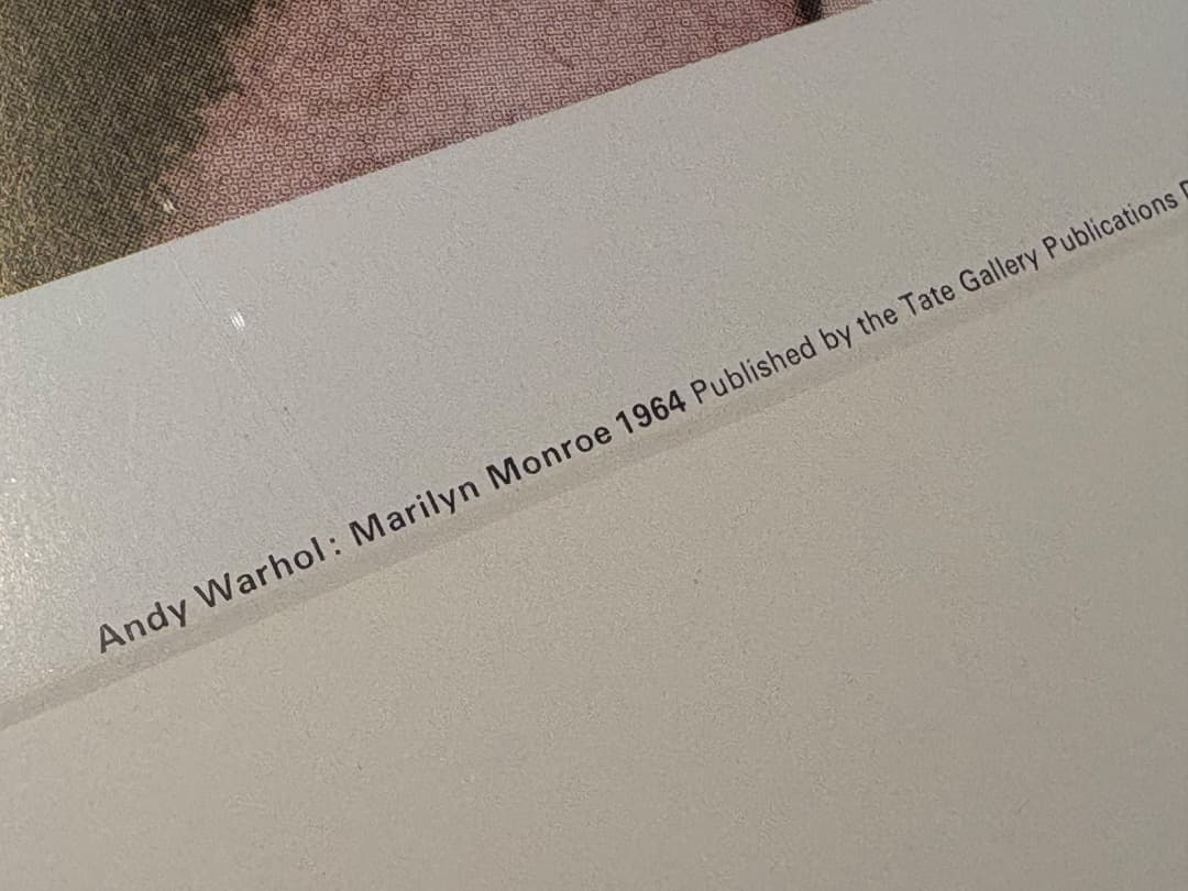 A1サイズ★希少 1971年 テート・ギャラリー アンディ・ウォーホル展