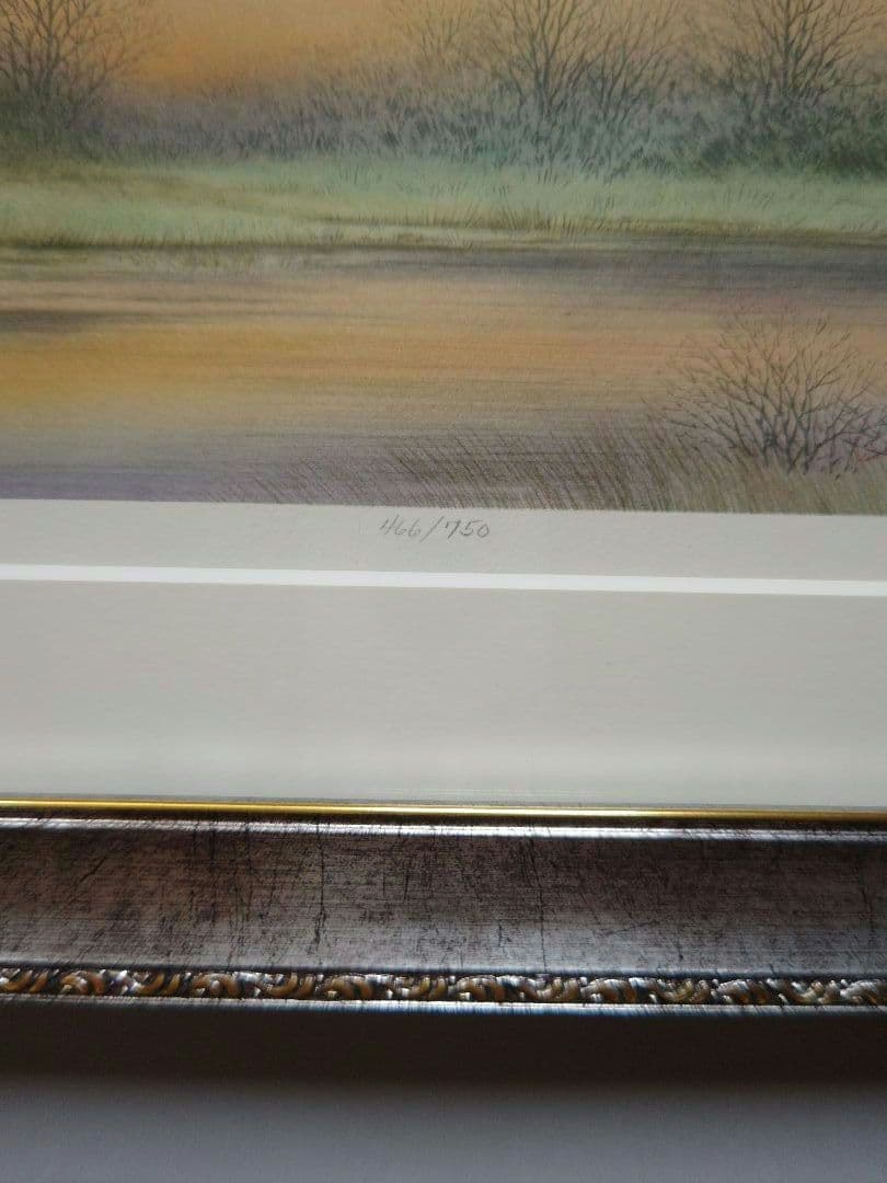 特価◯絵画 リトグラフ版画 額装品