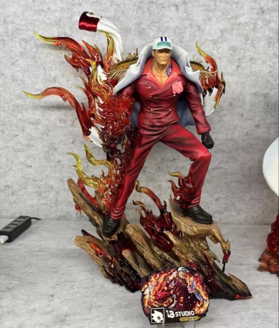 ワンピース サカズキ ガレージキット ガレキ スタチューX③