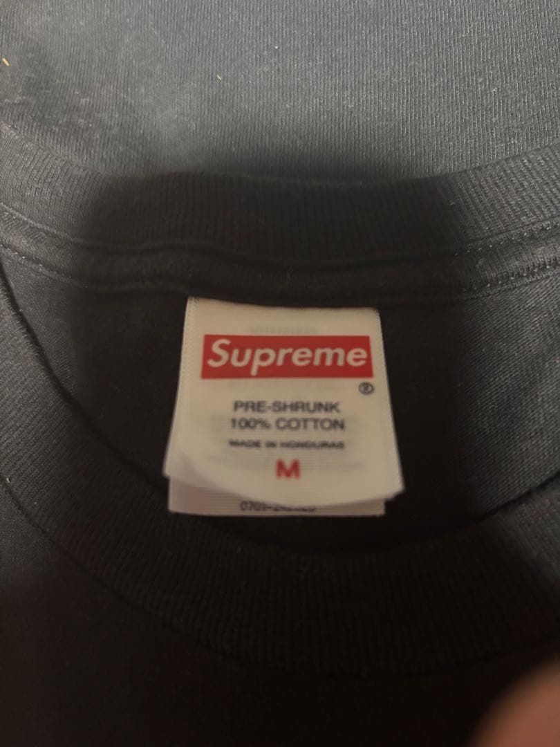 Supreme クマイラスト Tシャツ 黒