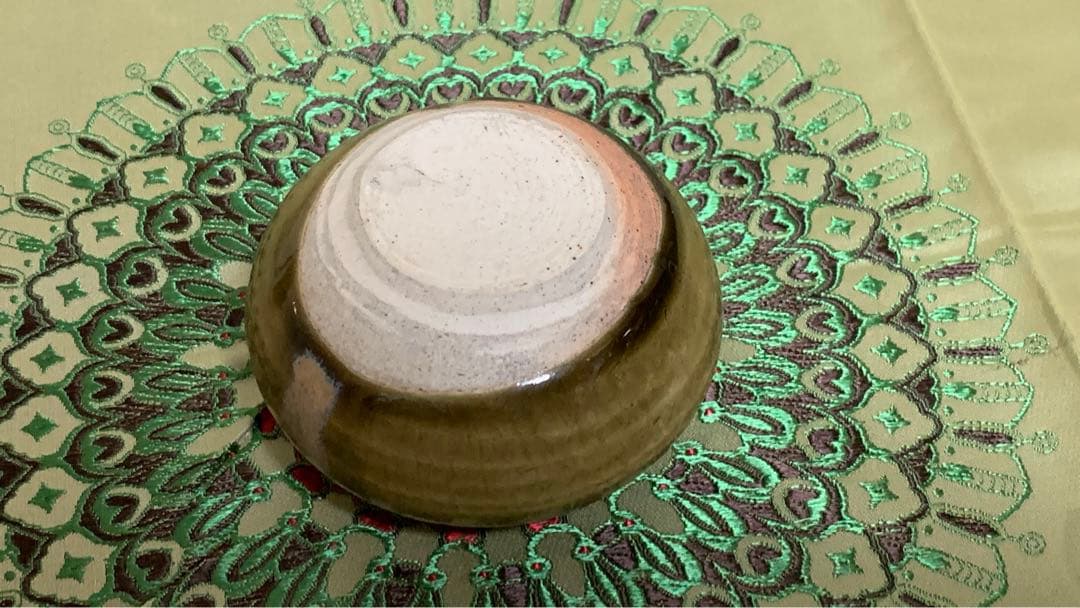 珍品　朝鮮唐津？窯変？大海茶入　棗　ナツメ　茶入　茶道具　蓋無し