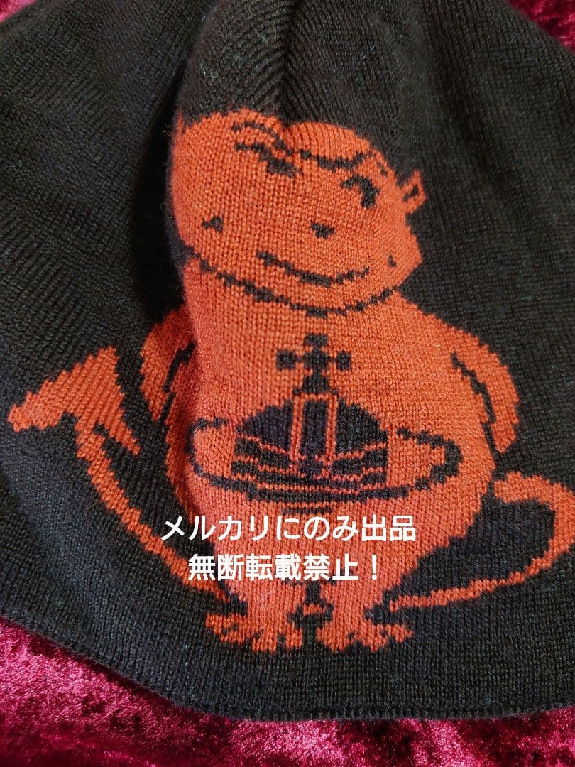 レア　希少　Vivienne Westwood　デビルスタンプ　ニット帽　激かわ