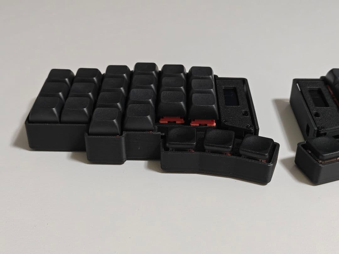 keyball44 完成品 自作キーボード 左右分割 ブラック
