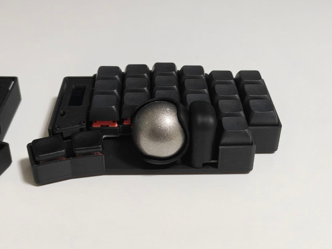 keyball44 完成品 自作キーボード 左右分割 ブラック