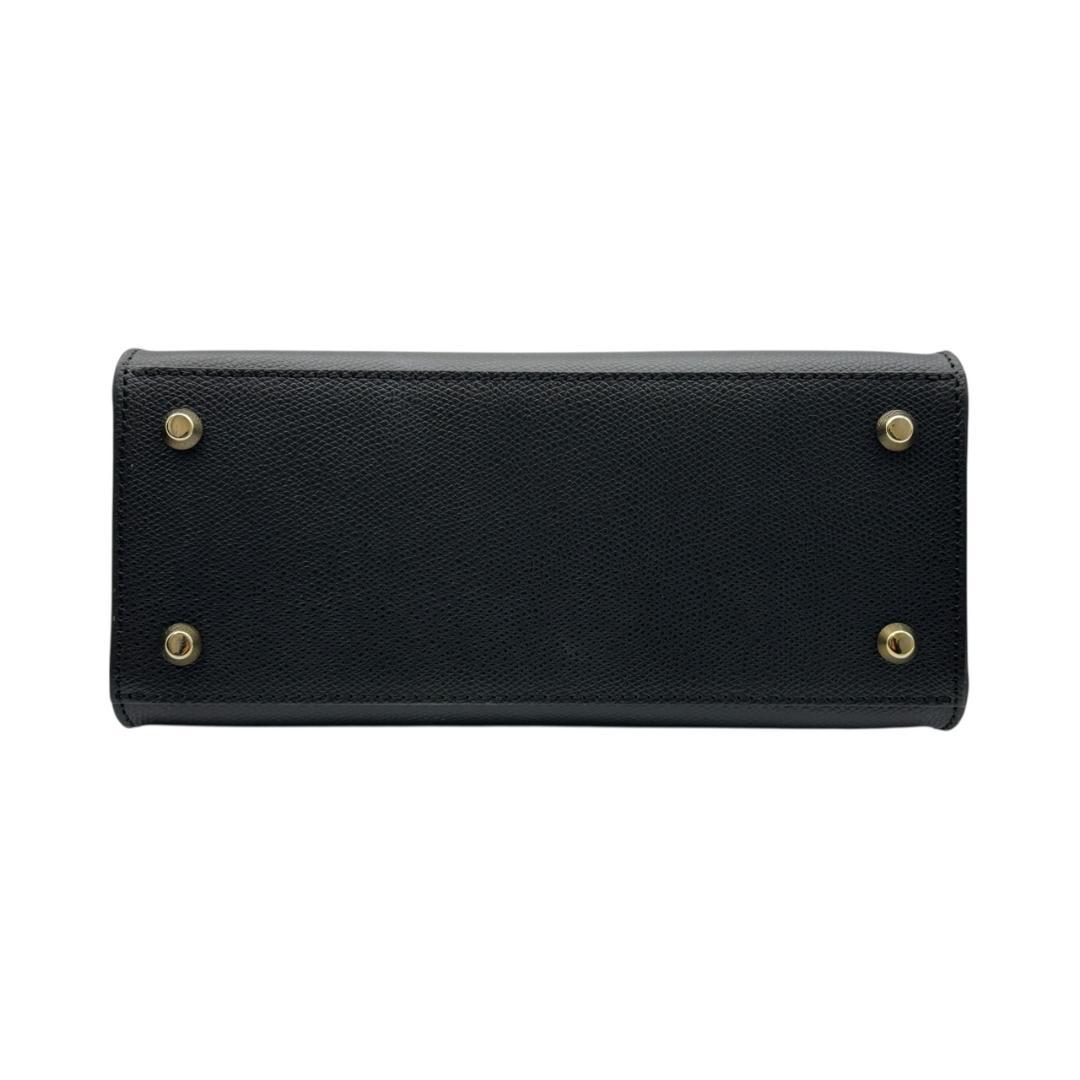 【新品同様】カルボッティ グレタ 2way ハンドバッグ ショルダーバッグ 黒