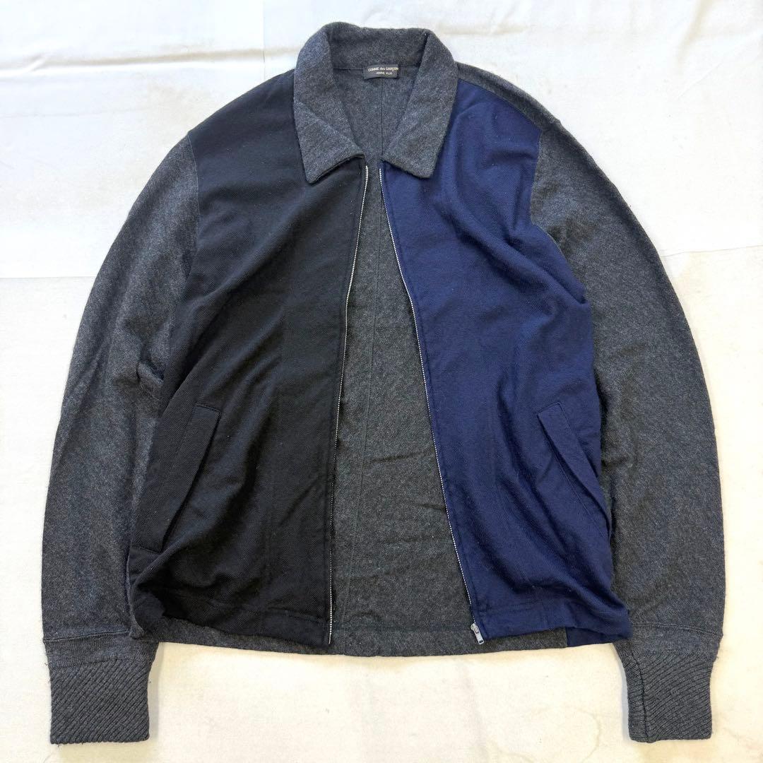 97AW バイアス期 コムデギャルソンオムプリュス ニットブルゾン ウール縮絨
