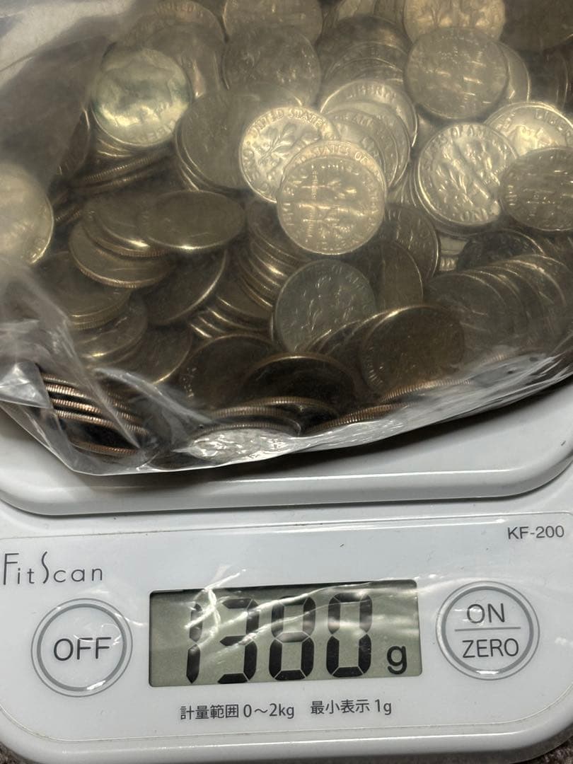 アメリカ　ルーズベルトダイム　10セント硬貨　まとめ 約600枚　外国