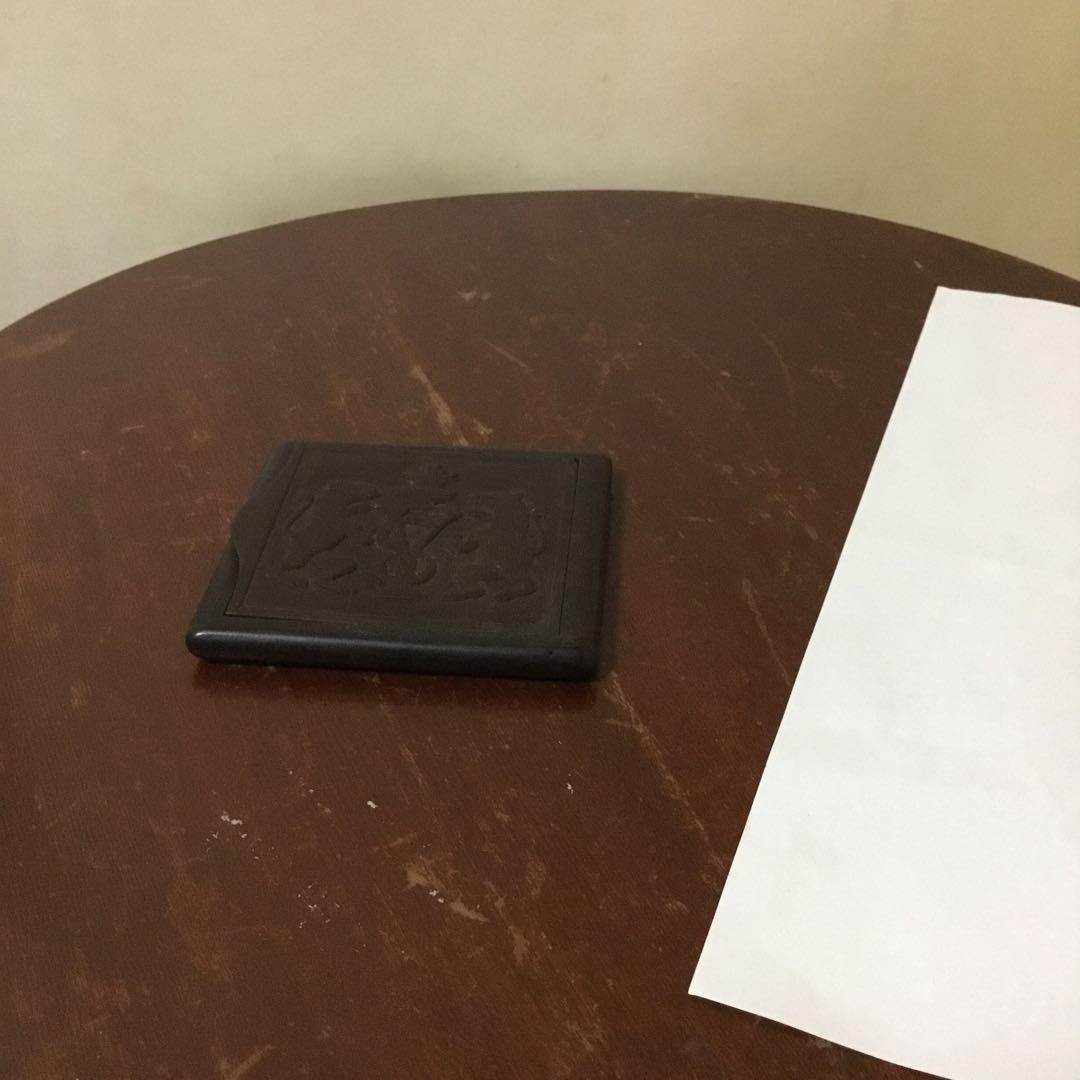 昔のシガレットケース　木製