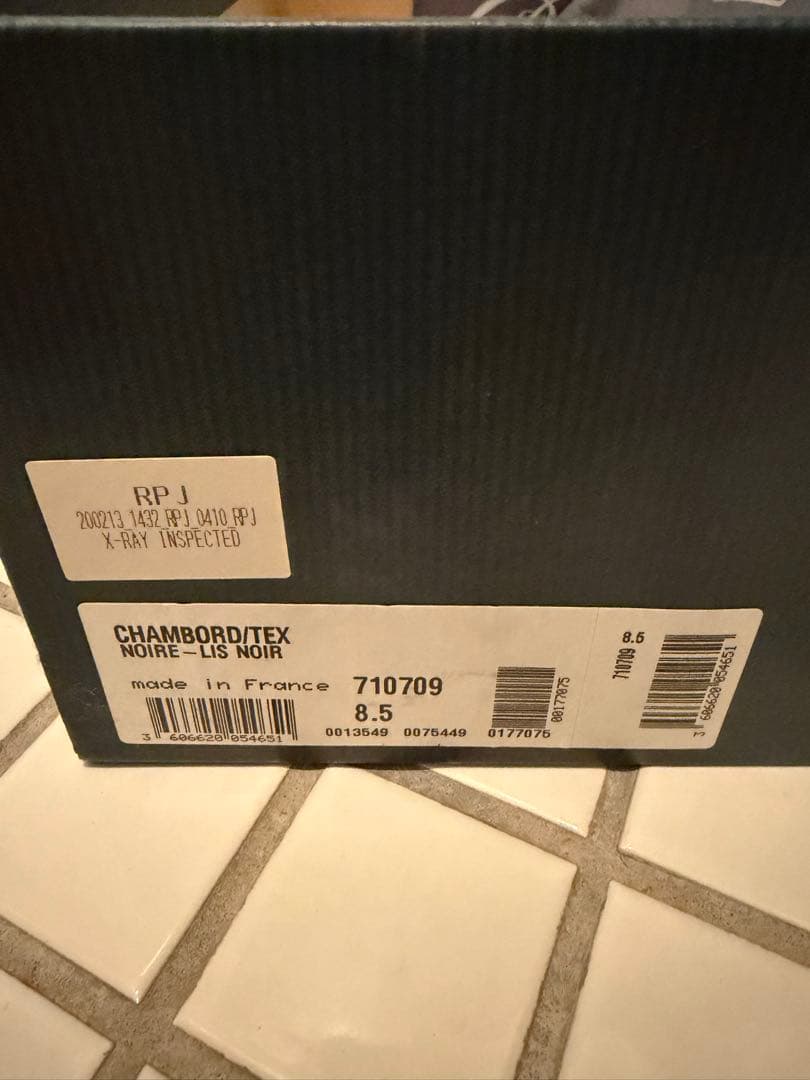 Paraboot パラブーツ CHAMBORD UK8.5 未使用 箱付