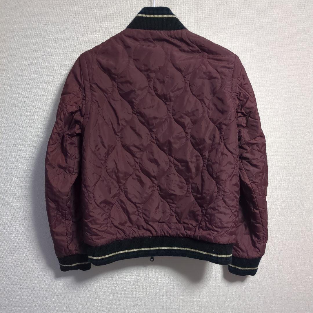 フレッドペリー 中綿ブルゾン リバーシブル 月桂樹 ロゴ チェック柄 L