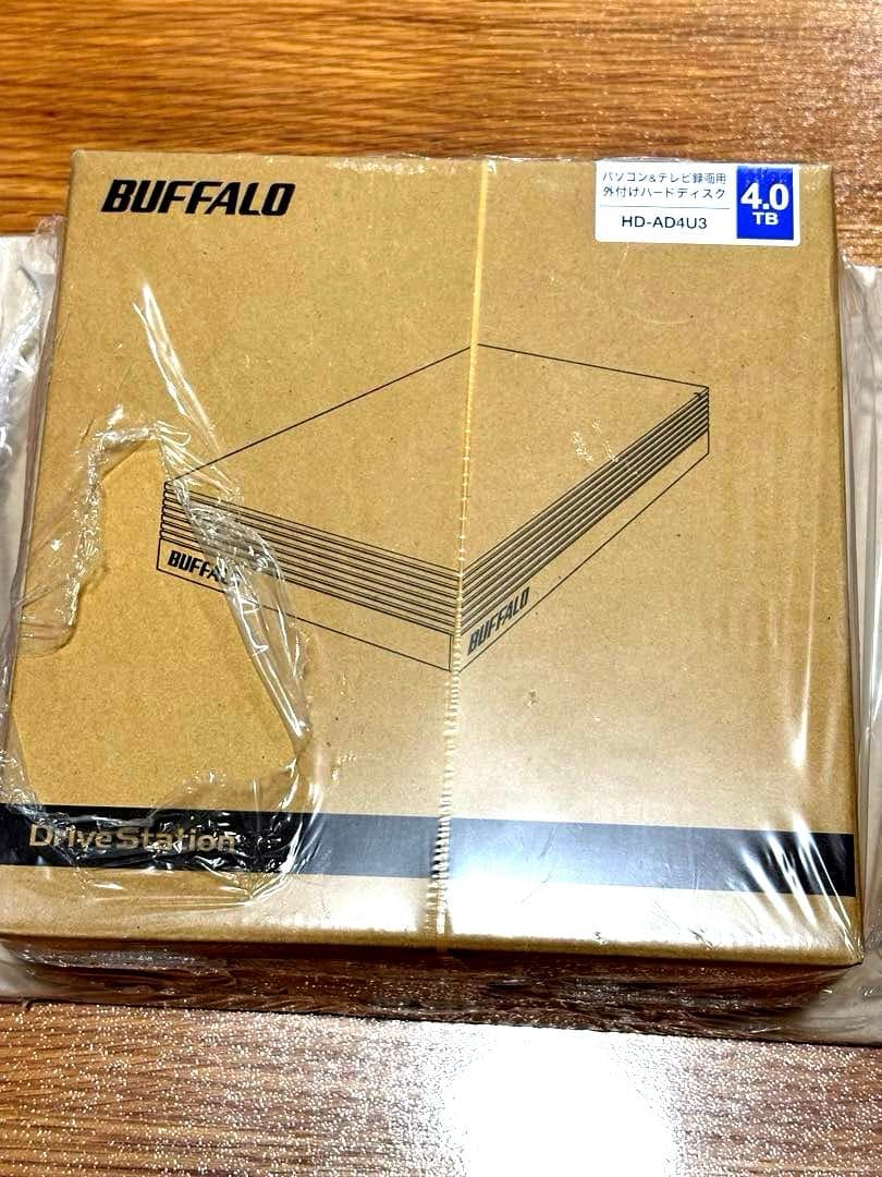新品未開封!! BUFFALO 外付けハードディスク 4TB