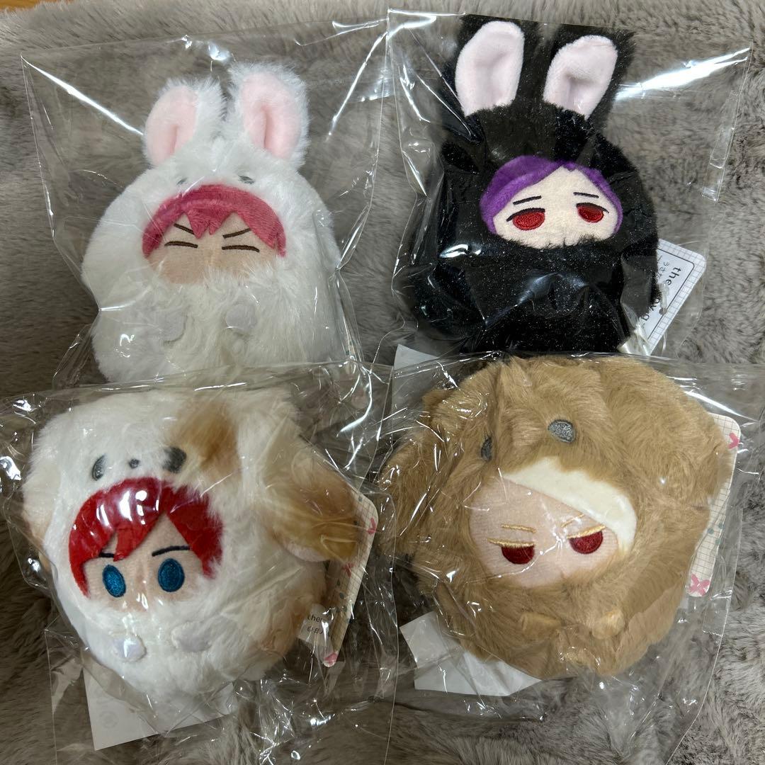 日ノ原巡 セラピーゲーム うさだまマスコットぬいぐるみ 4個セット