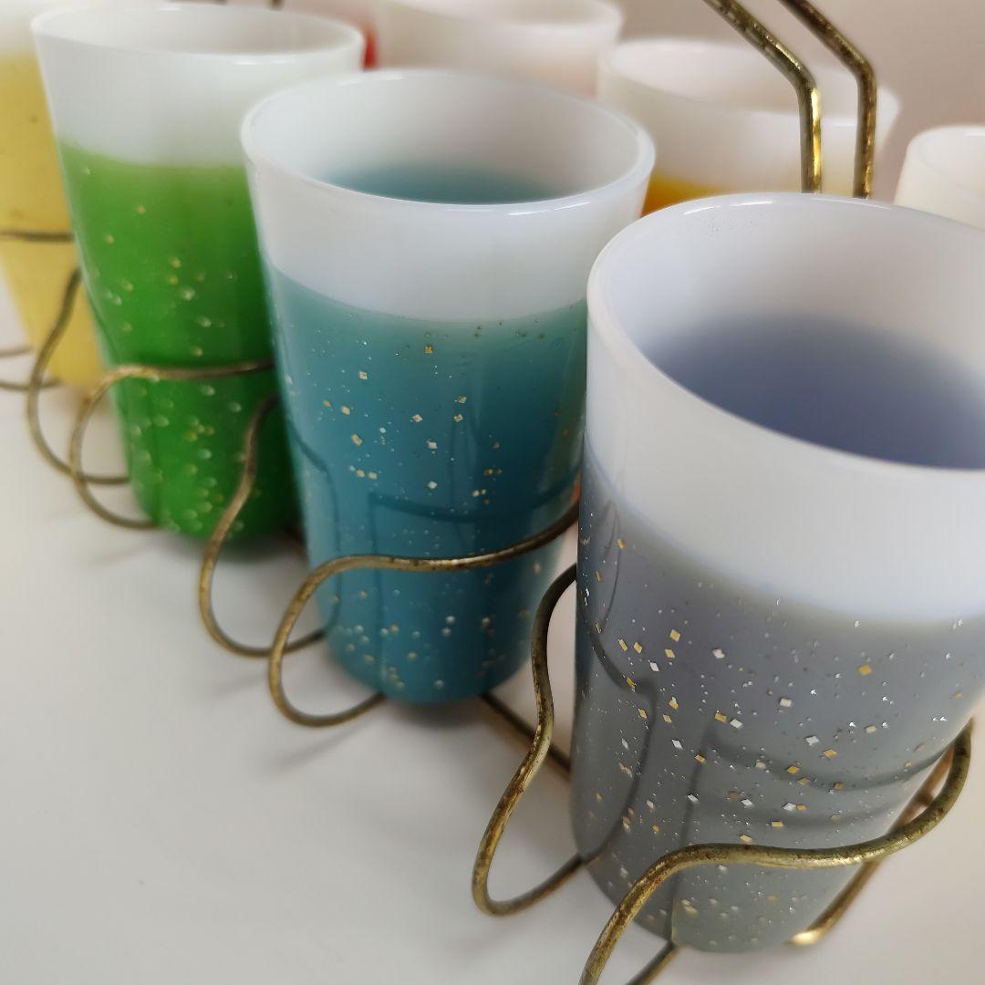 ファイヤーキング タンブラー 8個 グリッター ラメ ラバー グラマライト