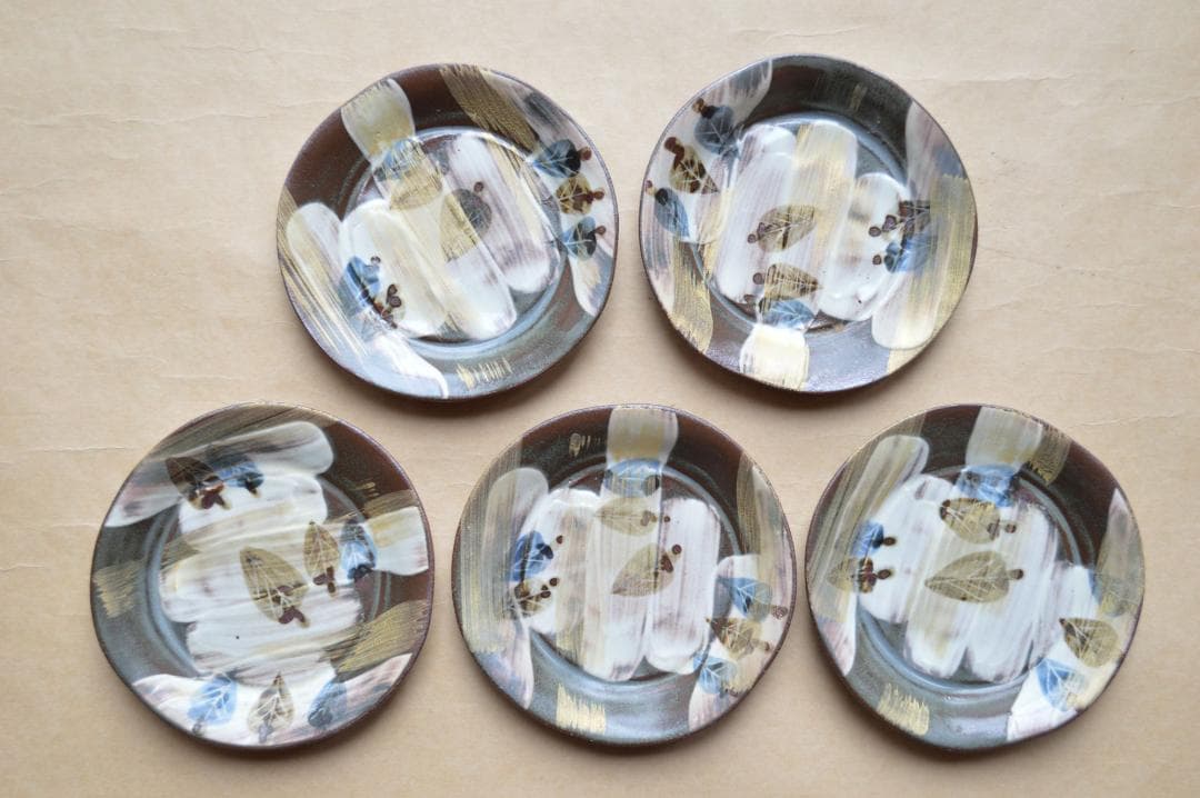 北大路魯山人 尾形乾山写竜田川平向 五人 魯山人 夢卿 ロ散人 魯卿