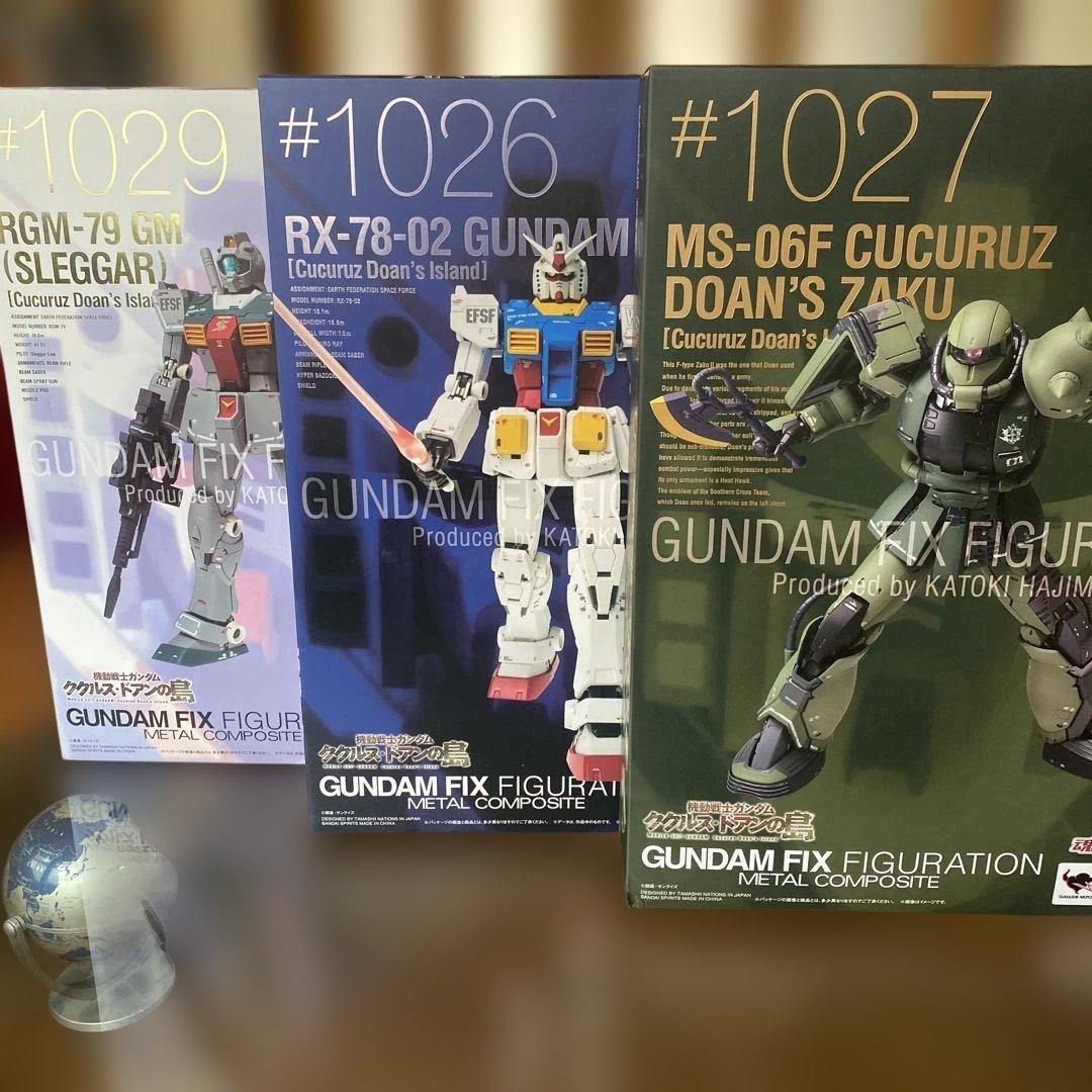 メタルコンポジット　ククルスドアンの島　ドアンザク、ガンダム、ジム3体セット