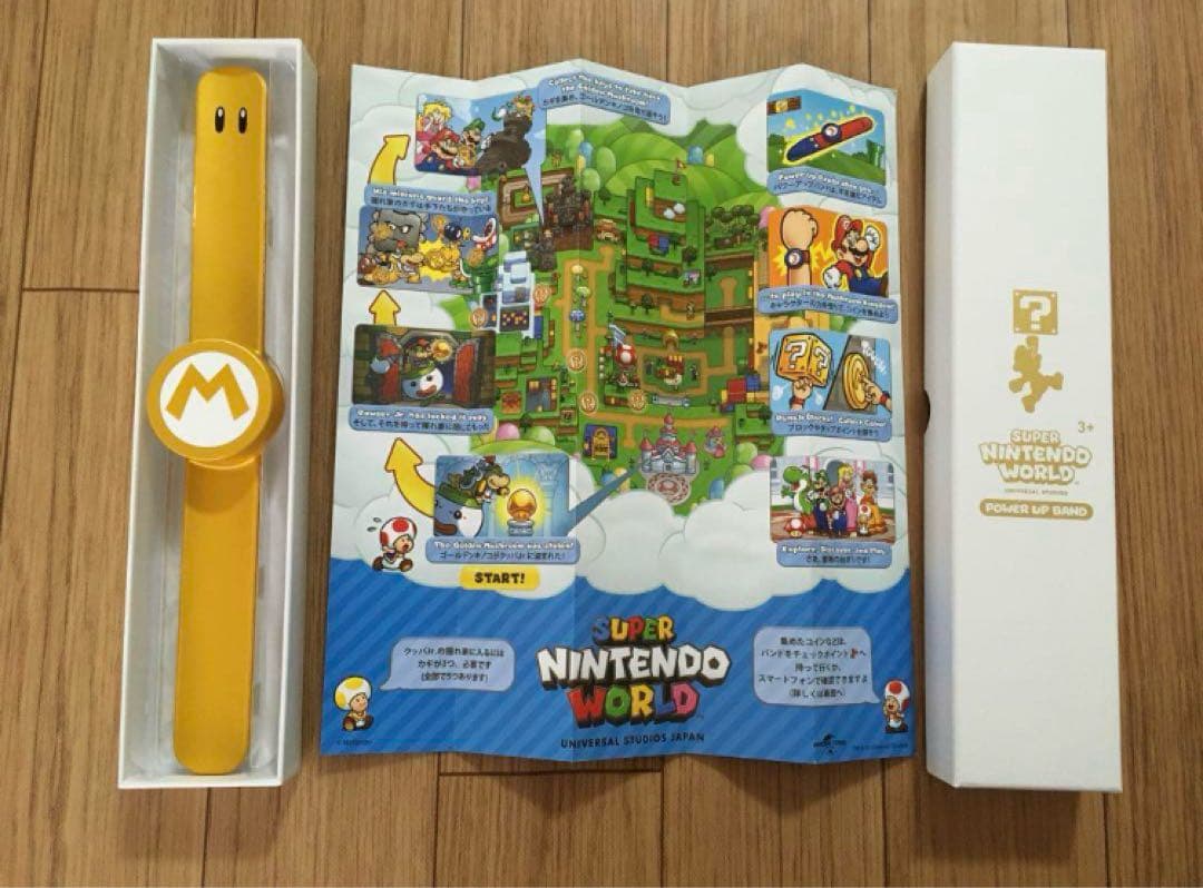 mercy  USJ マリオ2周年 数量限定 パワーアップバンド ゴールド