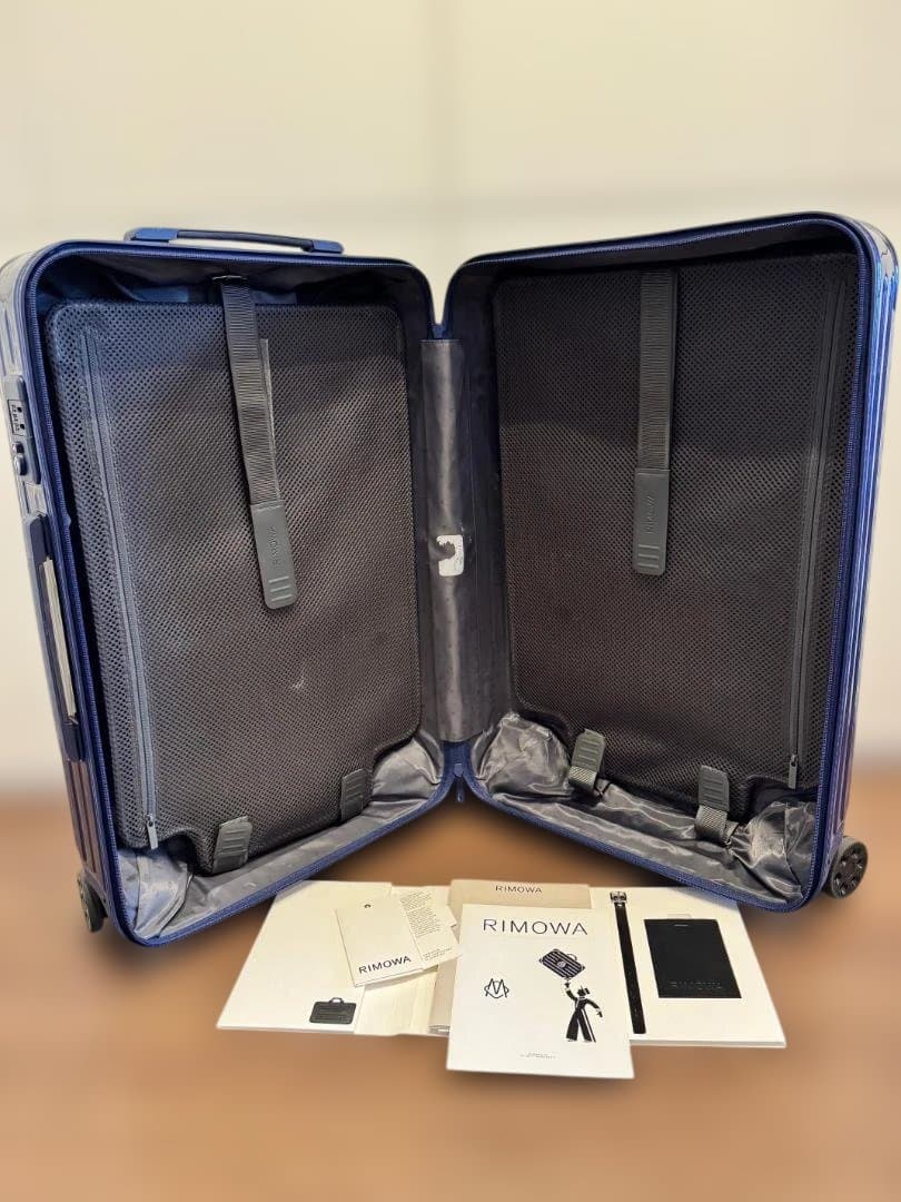 リモワ RIMOWA エッセンシャル 60L チェックインM 青 スーツケース